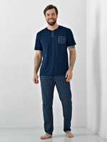 [m]Пижама мужская штаны+футболка 8809