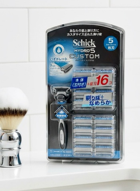 Японская бритва Schick Hydro 5 Custom и 16 сменных лезвий