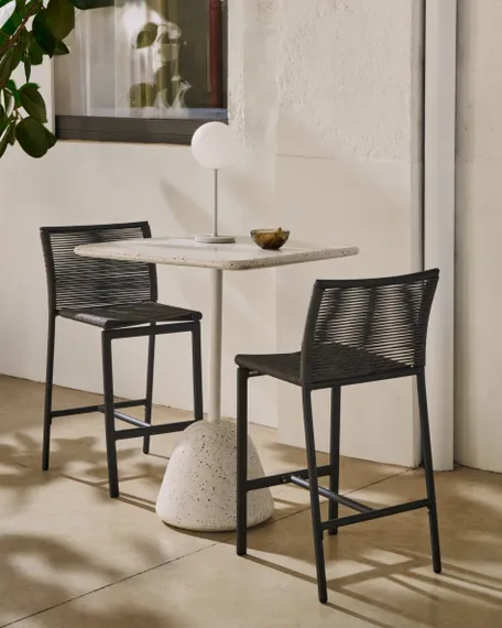 Уличный полубарный стул Culip 65 см, серый