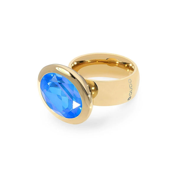 Кольцо Qudo TIVOLA big G royal blue delite 17.8 мм 651749/17.8 BL/G размер 17,8