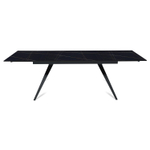 Стол раскладной Asti (160+40+40), керамика матовая Black Gold