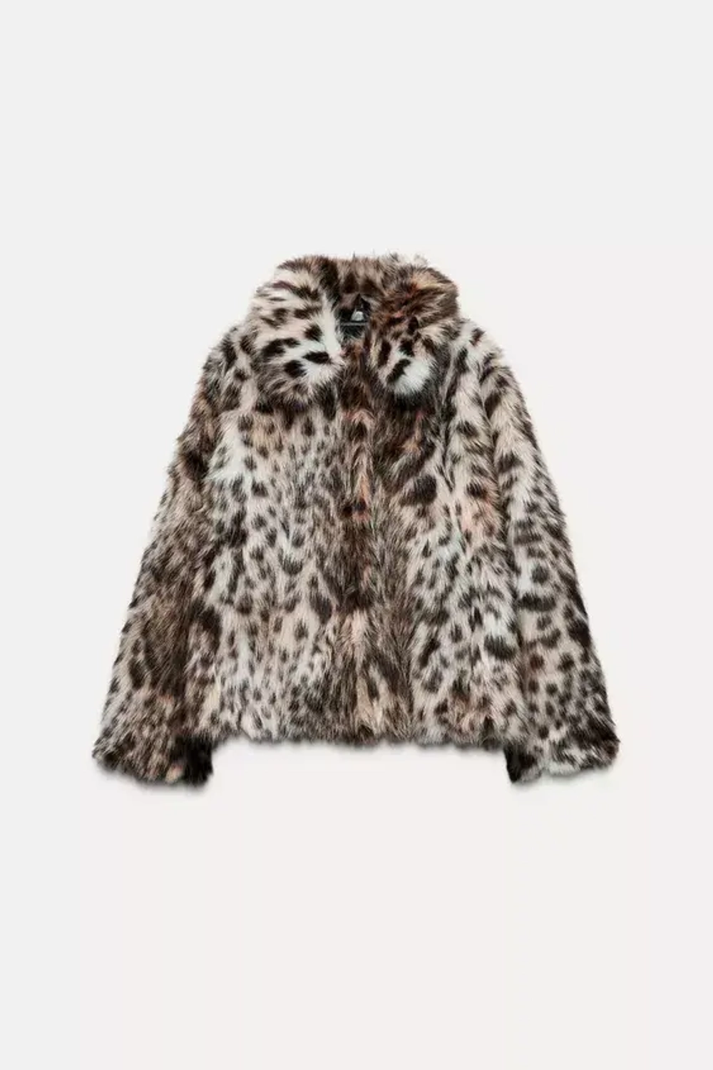 Leopard print fur coat next best sale