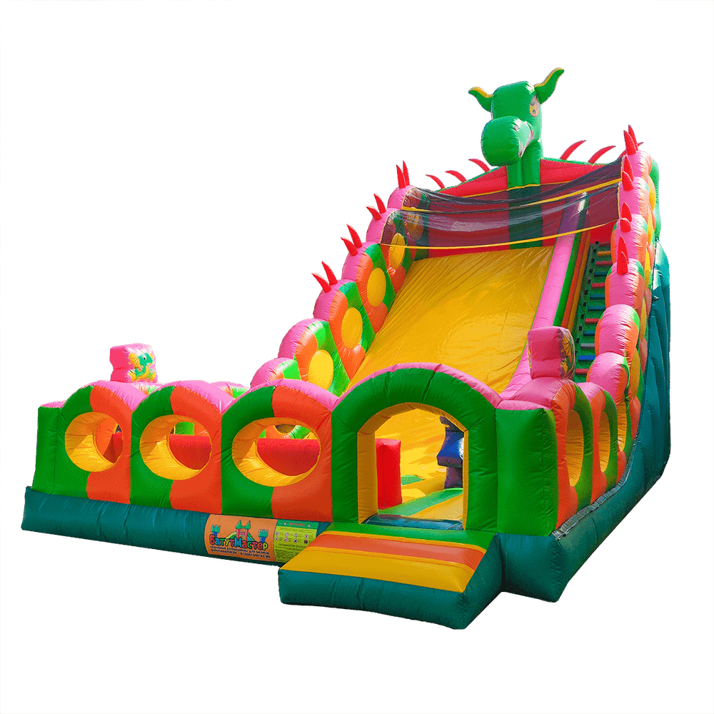 Батут-горка "Дракон 2", 11,5*6*9 м