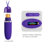 Фиолетовое виброяйцо 8,5см с пультом ДУ Pretty Love Darlene-Youth BI-014403WL