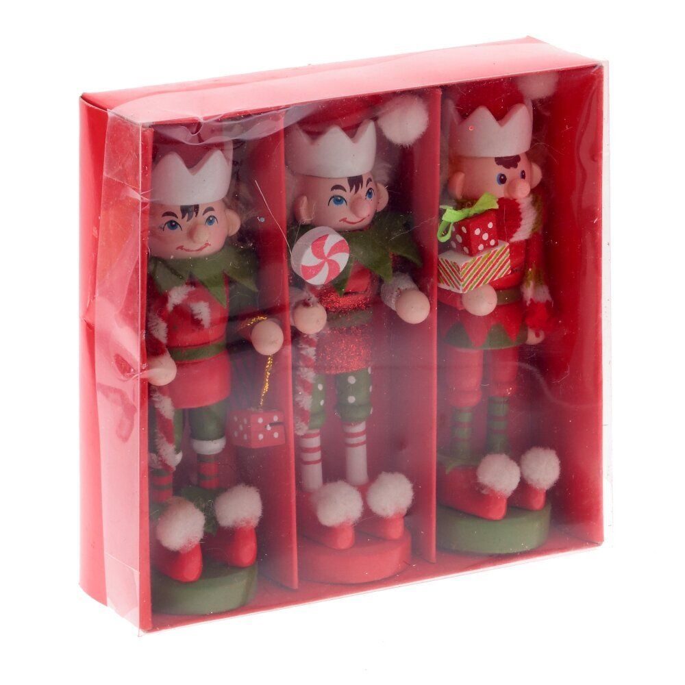 GAEM Набор из 3шт Украшение новогоднее "Гном", L13,5 W4 H13,5 см