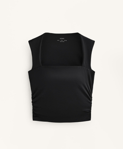 Oysho Спортивный топ Comfortlux, черный