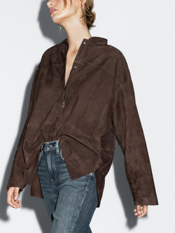 Massimo Dutti Зауженные джинсы со средней посадкой, средне-синий