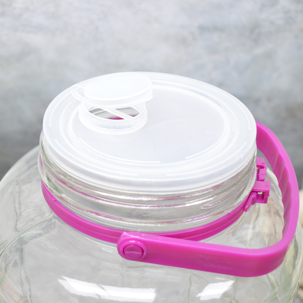 Банка стеклянная 8л с ручкой GJF W1102-8-F2