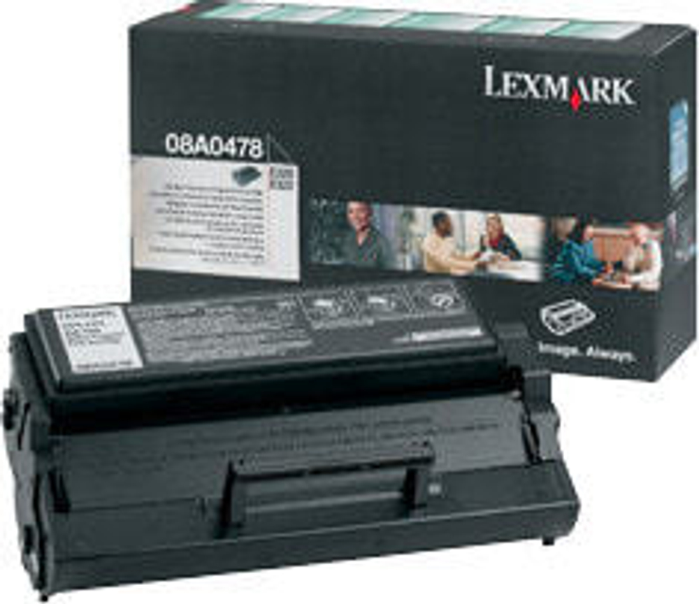 Картридж тонерный черный 1 шт Lexmark 08A0478