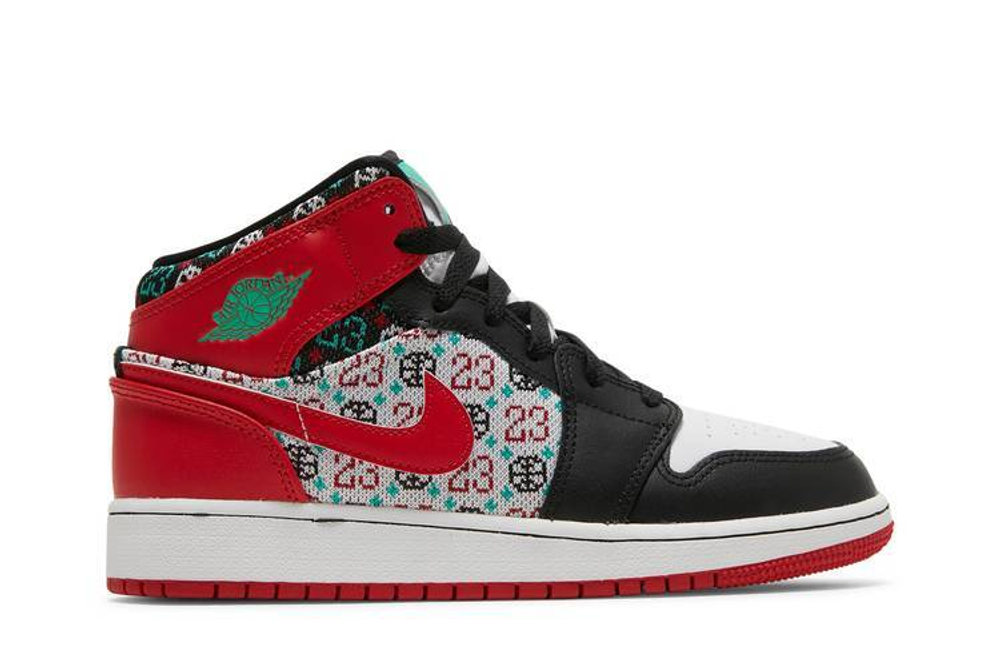 Ugly christmas sweater jordan 1 hotsell