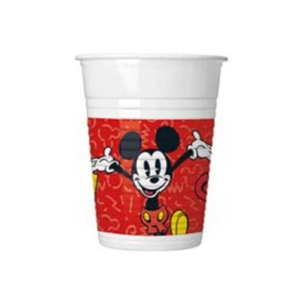 Стаканы Микки Олдскул, 8 штук