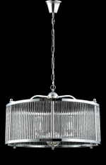 Подвесная люстра Crystal Lux TADEO SP6 D600 CHROME/TRANSPARENTE