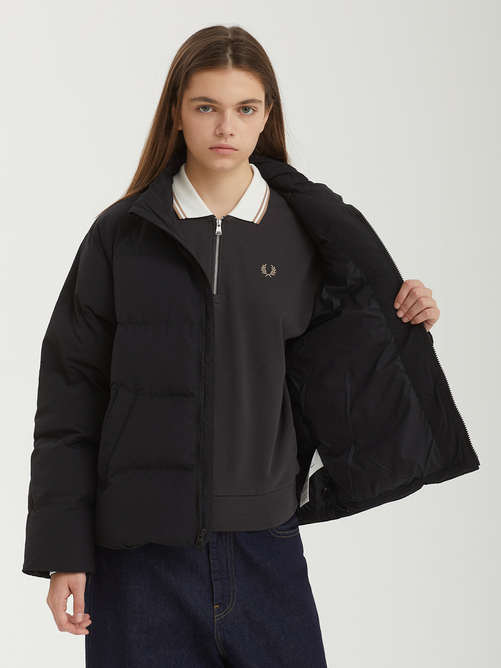 Женская Куртка Raglan Sleeve Padded