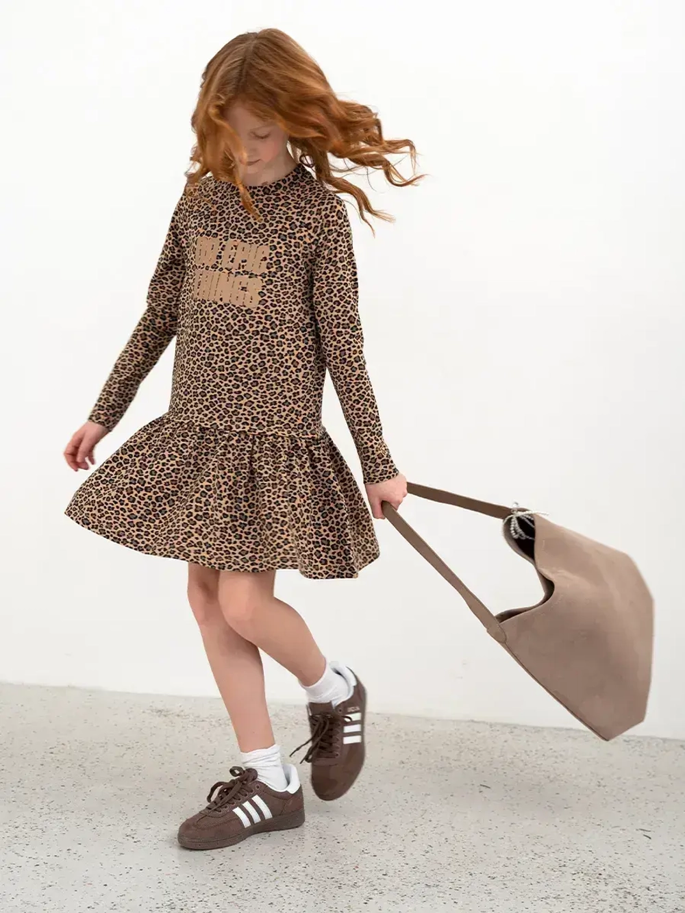 Платье для девочки с длинным рукавом