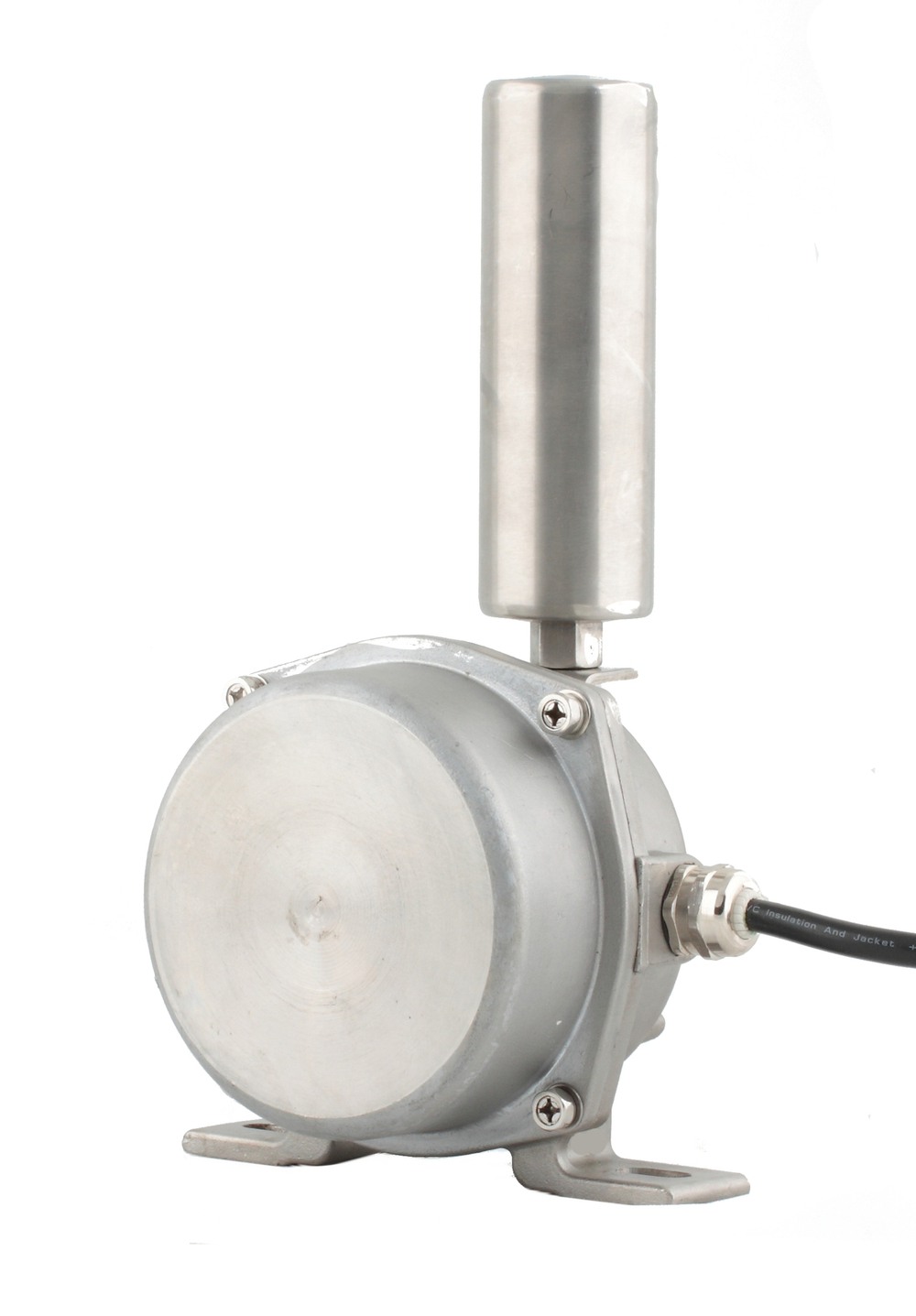 Датчик контроля схода ленты INNOLEVEL в корпусе из нерж. стали, взрывозащ. ТР ТС 012/2011, -40...+60С, 250 VAC, 10 A, IP67, 2 релейных выхода, материал контактного ролика - нерж. сталь