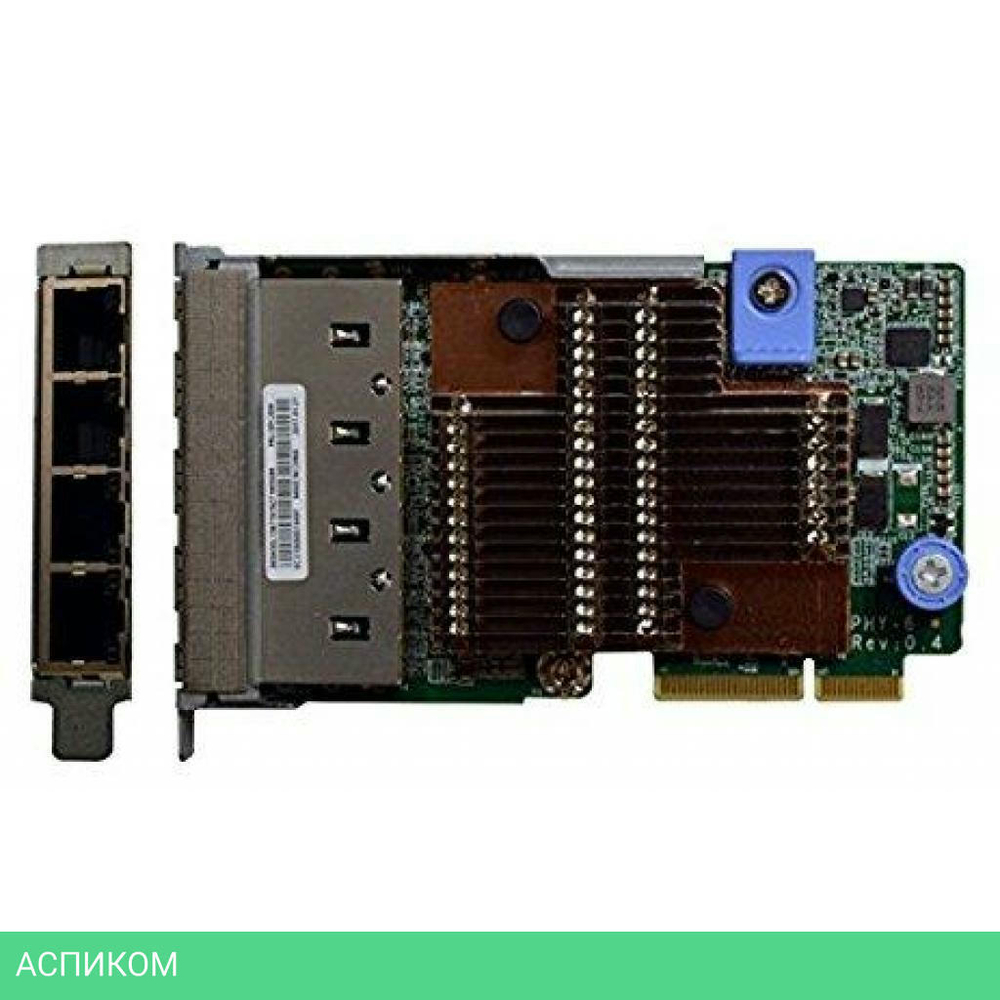 Сетевая карта Lenovo ThinkSystem 1Gb 4-port RJ45 LOM (7ZT7A00545)