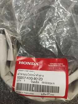 53207-K0G-901ZB. COVER COMP., HEADLIGHT UNDER *PB415P*. HONDA
