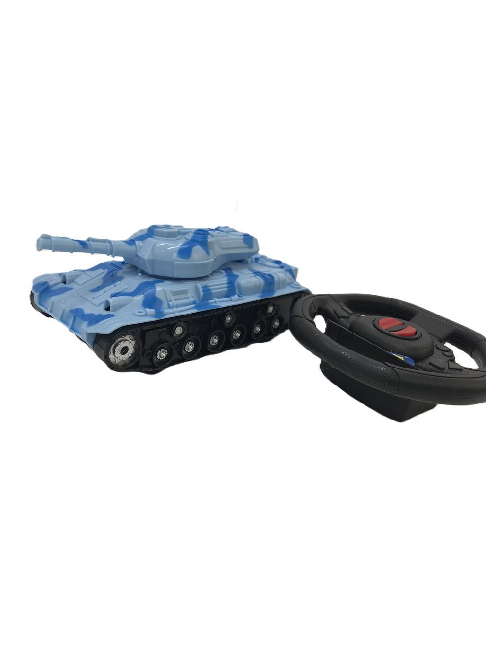 Игрушка Танк Камуфляж, радиоуправляемый (768-D20-1), цвет голубой