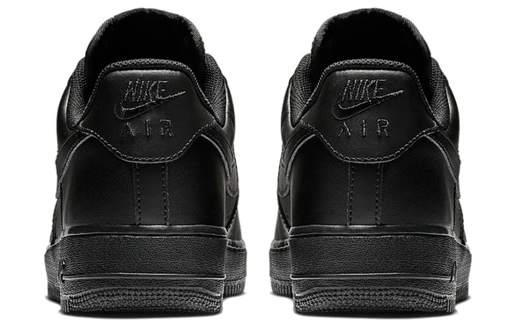 Nike Air Force 1 07 Black Samurai leather retro wrapped warm low-top sneakers for men and women