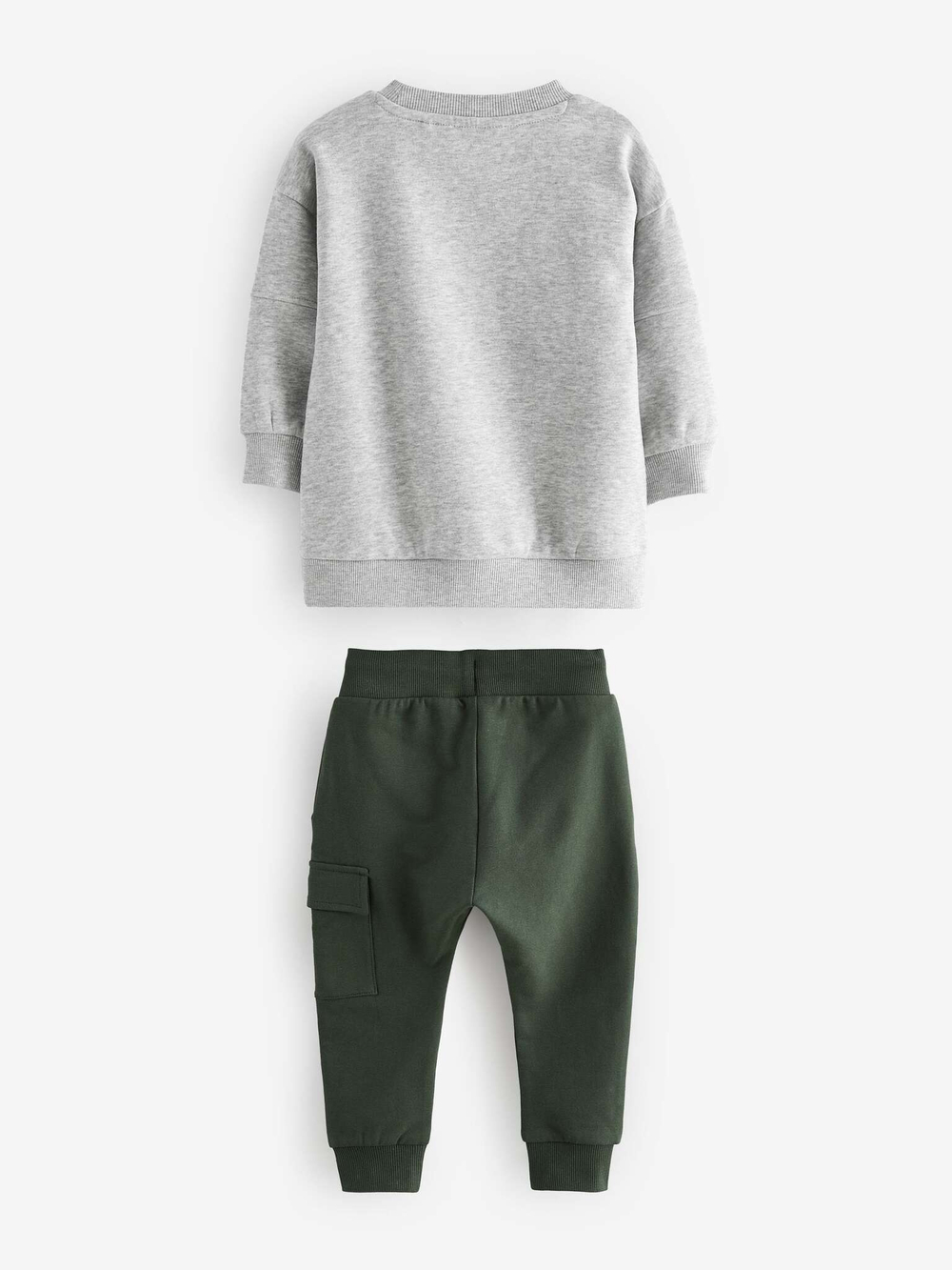 Толстовка и джоггеры в комплекте для мальчика Next 609-523, Серый, Хаки