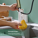 Смеситель для кухни с мультифункциональным и выдвижным изливом SPLENKA S206.49.03