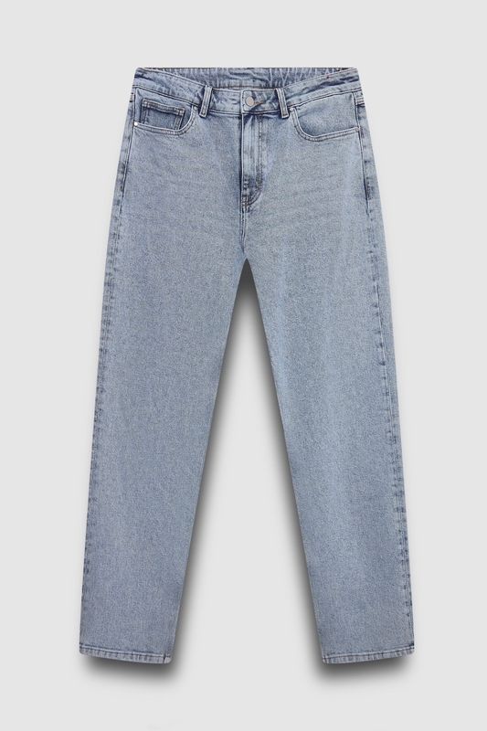 Джинсы mom fit, светло-голубой