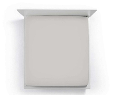 Простыня на резинке 140x190-160x220 Formesse Bella Donna Premium 0701 Grey серая