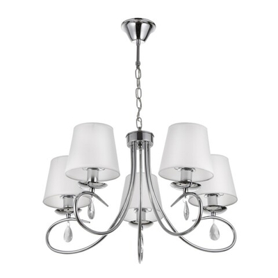 Люстра 2184/5 E14 40Вт хром 60х60х31 см