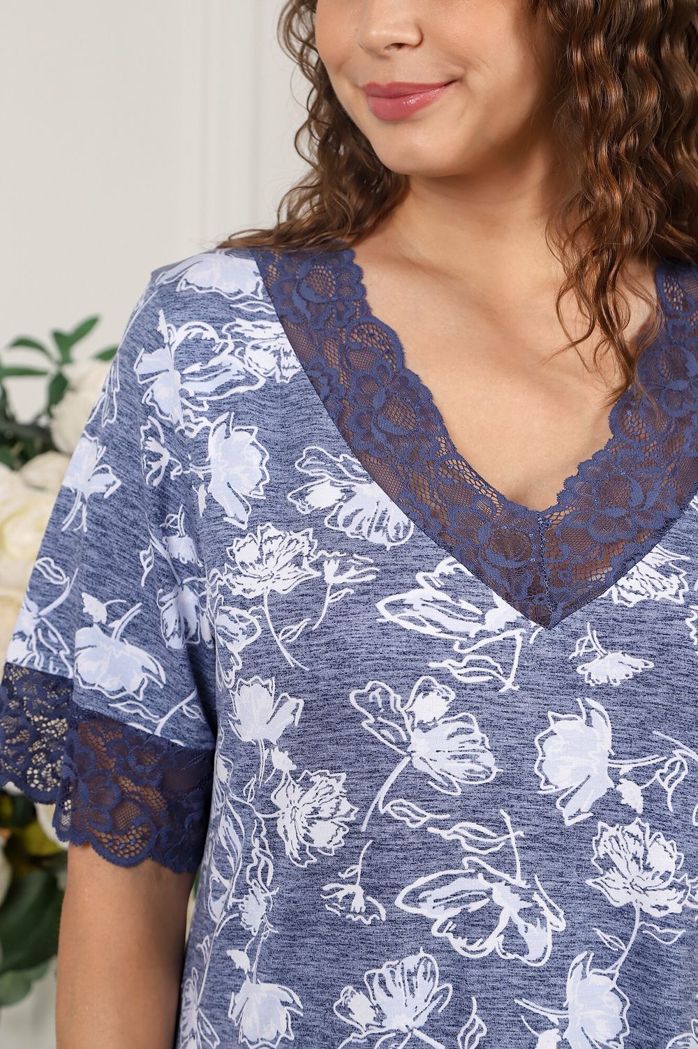 Ночная сорочка Фрезия-1 Виотекс ИНДИГО