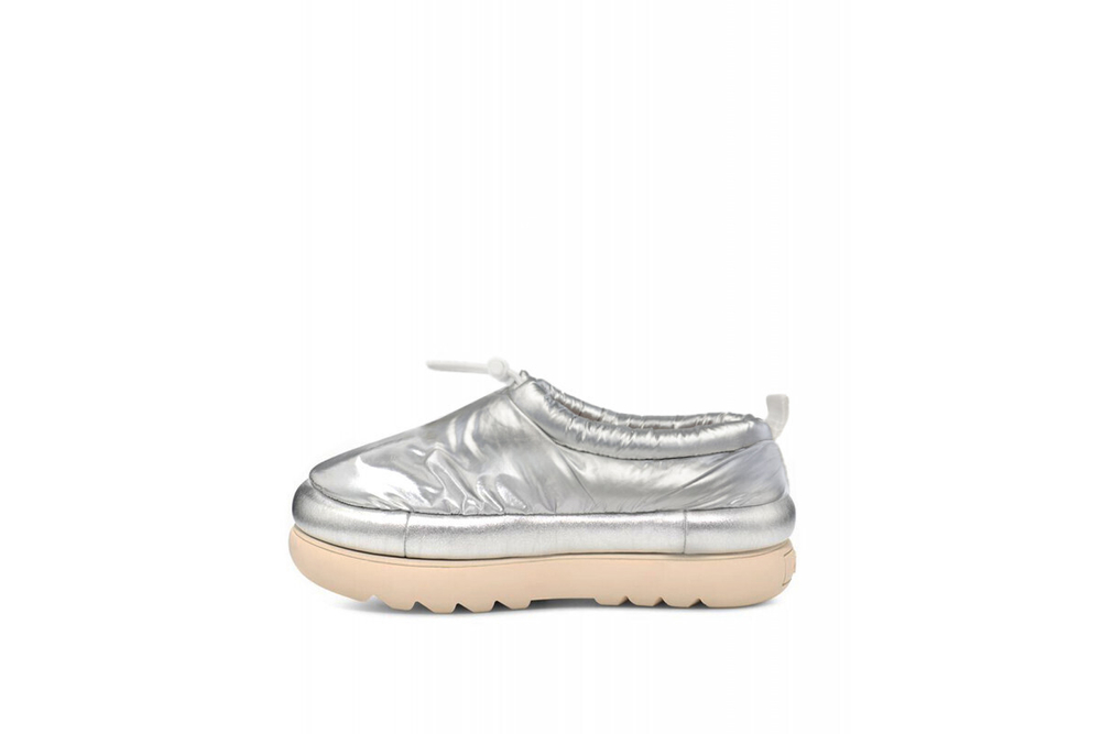 UGG Maxi Heritage Braid Clog-Silver