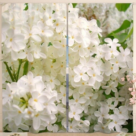 Фотошторы "РД. БЕЛАЯ СИРЕНЬ", Россия.