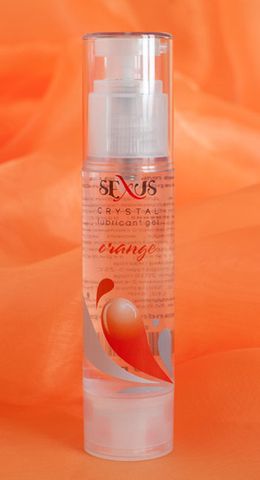 Увлажняющая гель-смазка с ароматом апельсина Crystal Orange