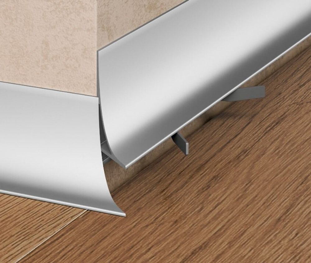 Щелевой плинтус Pro Design Corner L 584 анодированный, 2700x15,5x30 мм