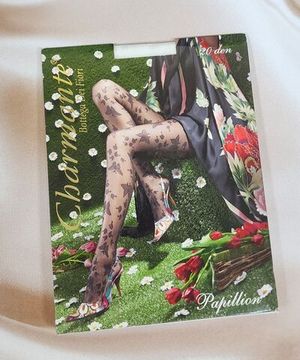 Колготки женские , белые PAPILLION 20, S/M