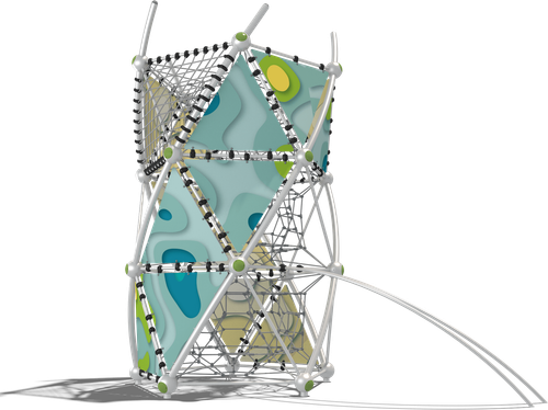 Гибкие элементы для лазания, ДНК-Персей (паттерн Papercut)