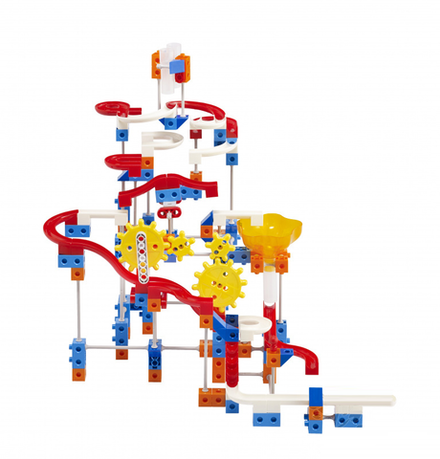 Конструктор Лабиринт с шариками Marble Run и соединяющимися кубиками 2 см