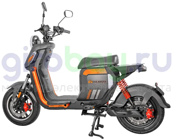 Электроскутер WENBOX U2 1500W (60V/30Ah) - Чёрный фото №6