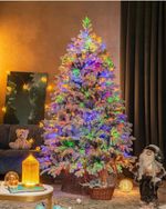 Заснеженная елка «Аляска» (Литая+пвх) 180 см / 1.8 м