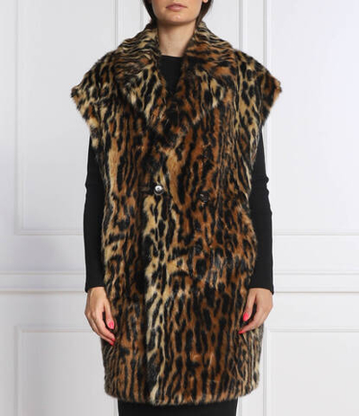 futrzany безрукавка gilet TWINSET - коричневый(222TP2182)