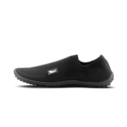 Черные barefoot кроссовки Leguano Score Black — легкая и дышащая спортивная обувь унисекс с гибкой подошвой