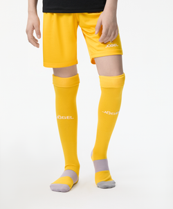 Гетры футбольные CAMP BASIC SOCKS, желтый/серый/белый