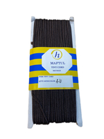 Сутаж атласный 1 уп - 32м цвет темно-коричневый