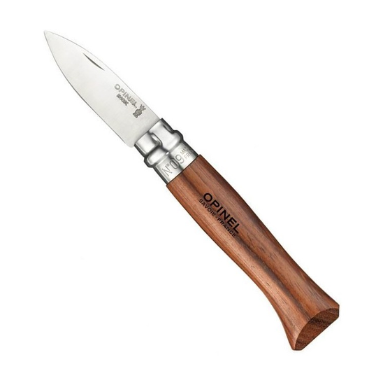 Складной нож Opinel №09 Oyster, блистер c клинком из стали Sandvik™ 12С27, рукоять дерево (Бук)