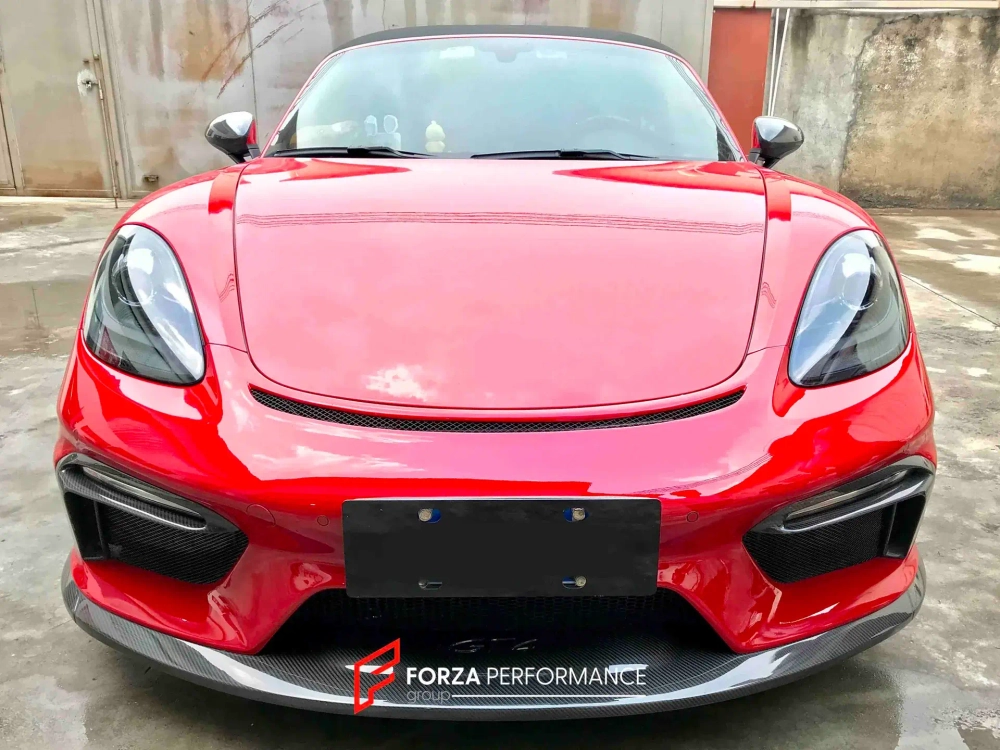 Карбоновый обвес переделка в GT4 для Porsche 718 982 2016+ Порше