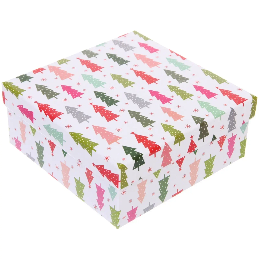 Коробка подарочная «Лес» 15,5*15,5*6,5 см