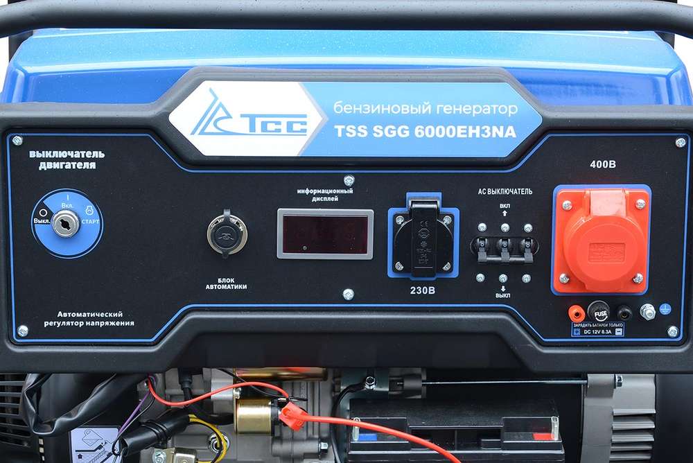 Бензогенератор TSS SGG 6000EH3NA 6 кВт с АВР
