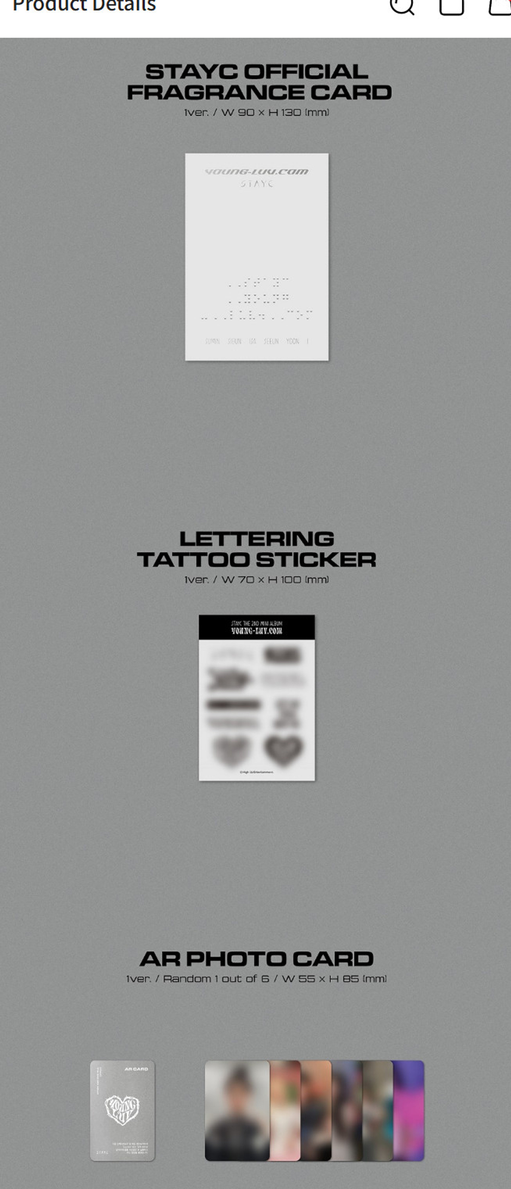 Альбом STAYC - YOUNG-LUV.COM