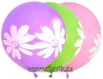 Шар (18"/46 см) Ромашки 4-х сторонние 6 шт.
