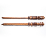 Спицы для вязания из дерева 14мм/305мм прямые береза #N7