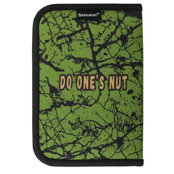 Penal \ Pencil case\ Пенал BRAUBERG, 1 отделение, 1 откидная планка,, 21х14 см, 272324